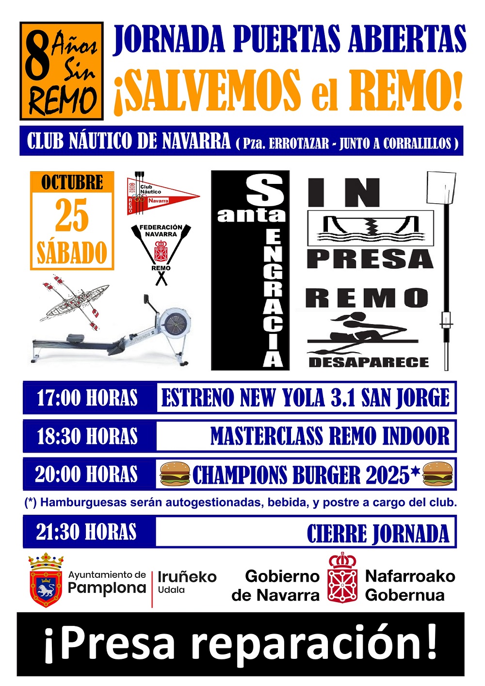 Jornada de puertas abiertas "¡Salvemos el remo!" (25/10/2025)